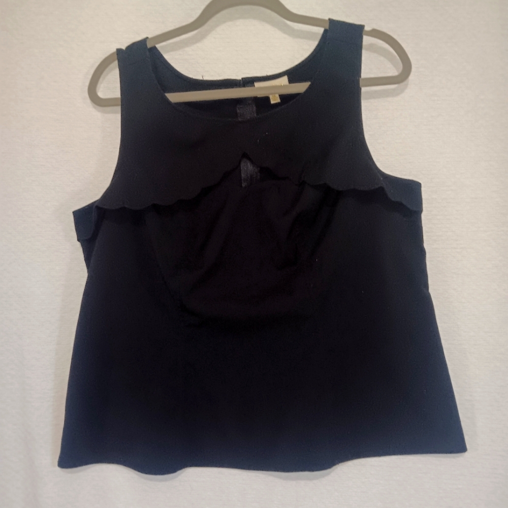 Elegant Black Sleeveless Modcloth Top